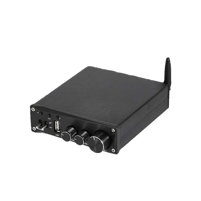 D21U TPA3116 Digital HIFI Amplifier 2.1 U Disk Bluetooth 3034 5.1 Digital Amplifier Black
