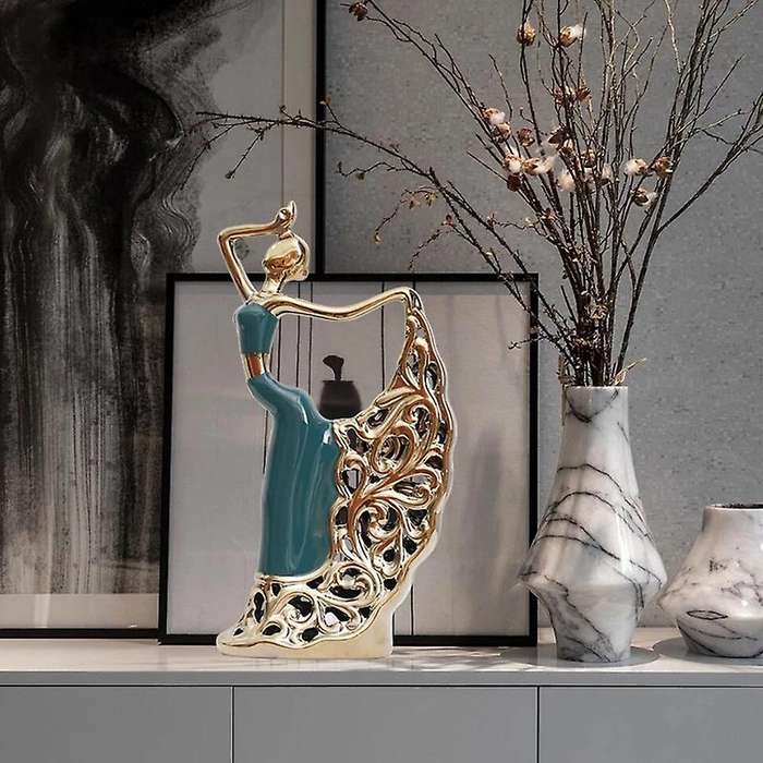 Dancer Figurine Home Decoration Accessories Dancer Figurines Art Ornament Ceramics Sculpture Model