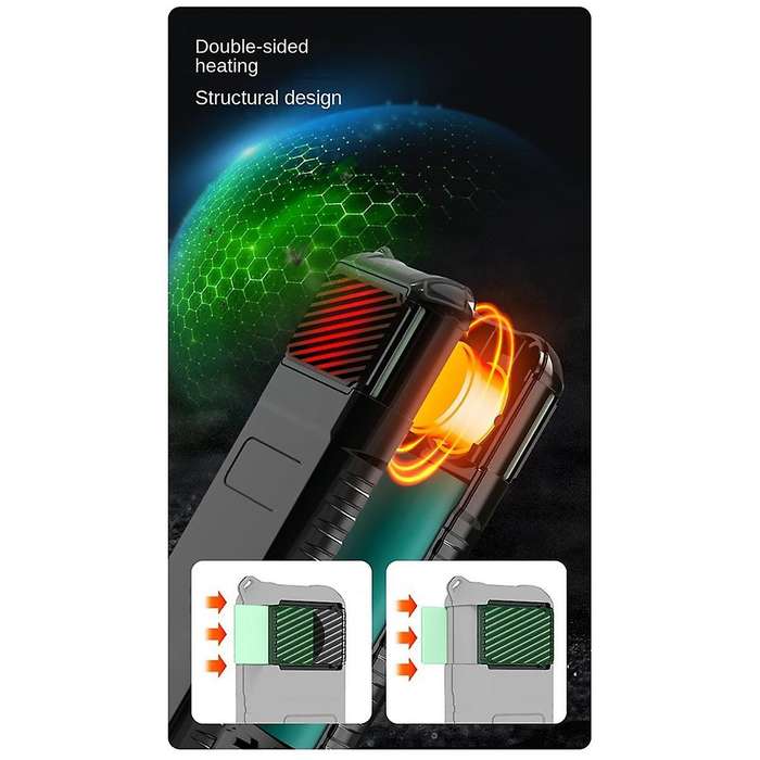 Dark Green Mosquito Repeller Portable Handheld Mosquito Repeller Lithium Battery Heated Electric Mos