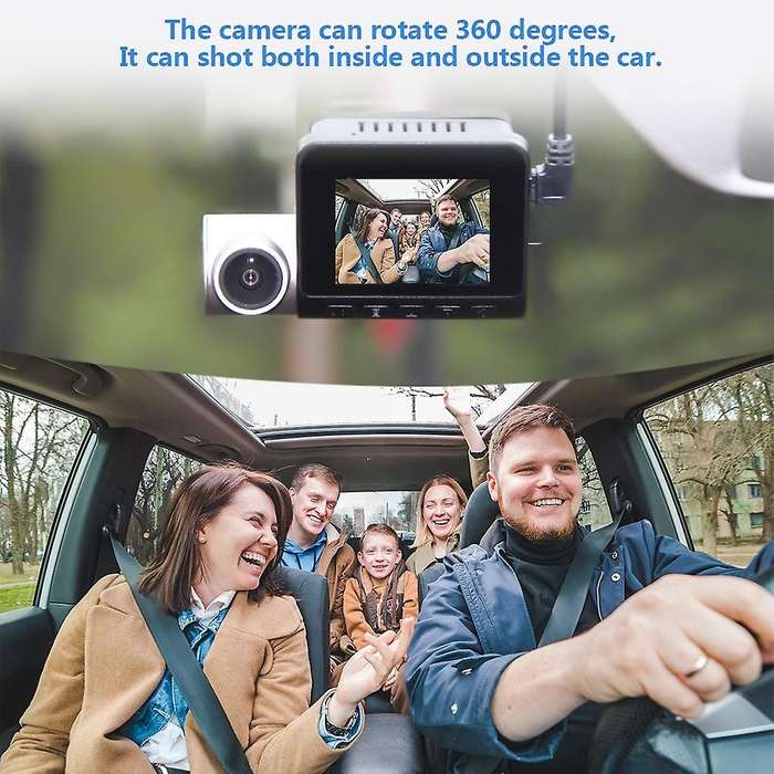 Dash Cam 4K 3840X2160P with WiFi GPS Full HD Wide Angle Camera Night Vision Loop Recording