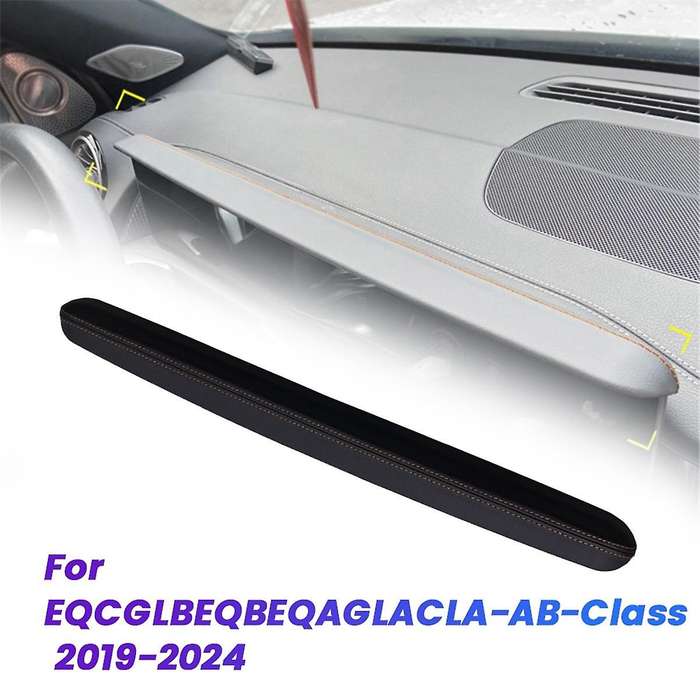 Dash Navigation Shading Cover Trim for EQC//EQB/EQA/GLA/CLA-A/B-Class 19-24 Center Screen Visor Plat