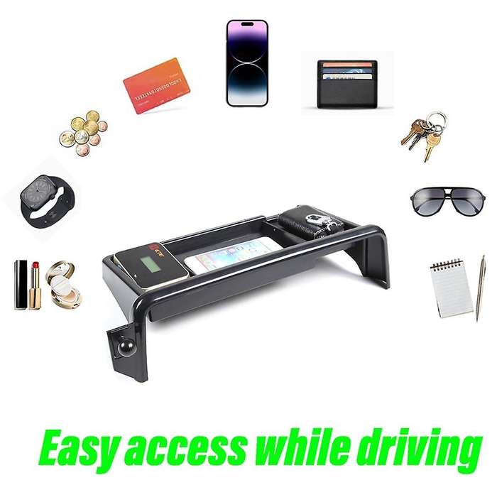 Dash Storage Tray for Telluride 2020-2024 Accessories,Dashboard Storage Box Screen Insert Tray Orga