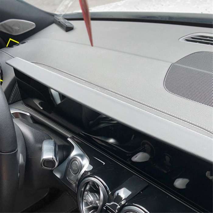 Dash Navigation Shading Cover Trim for EQC//EQB/EQA/GLA/CLA-A/B-Class 19-24 Center Screen Visor Plat