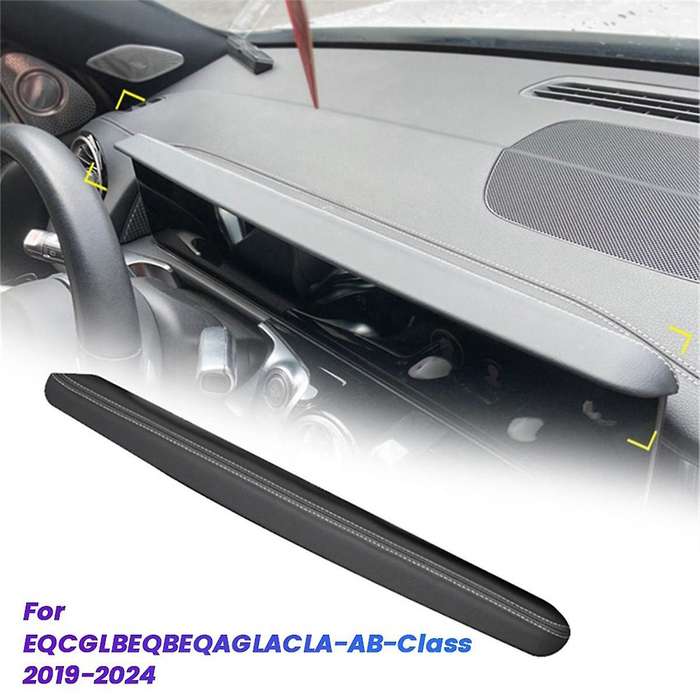 Dash Navigation Shading Cover Trim for EQC//EQB/EQA/GLA/CLA-A/B-Class 19-24 Center Screen Visor Plat