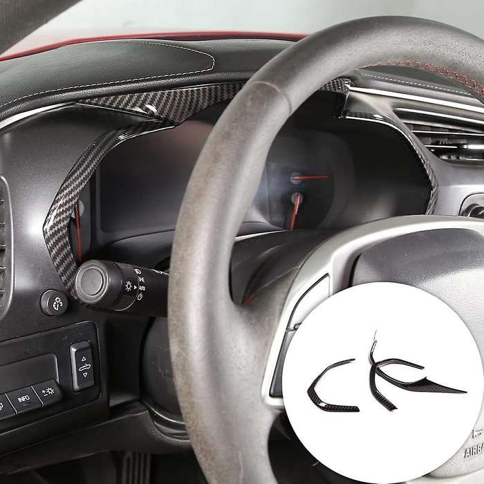 Dashboard Cover for Corvette C7 2014 2015 2016 2017 2018 2019 Accessories Abs Carbon Fiber