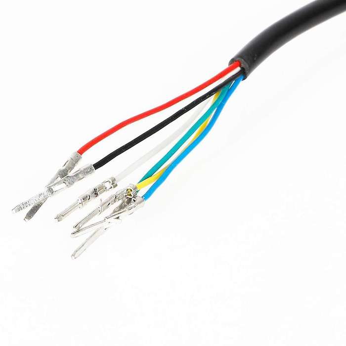 Dashboard Display Connecting Cable for Electric Scooter Display 6 Pin Instrument Throttle Cable Part
