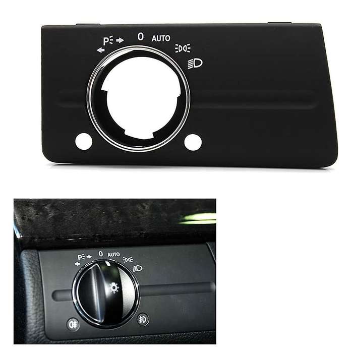 Dashboard Headlight Lamp Switch Cover Trim Replacement for W211 E Class 320 350 550 2003-2008 Type A