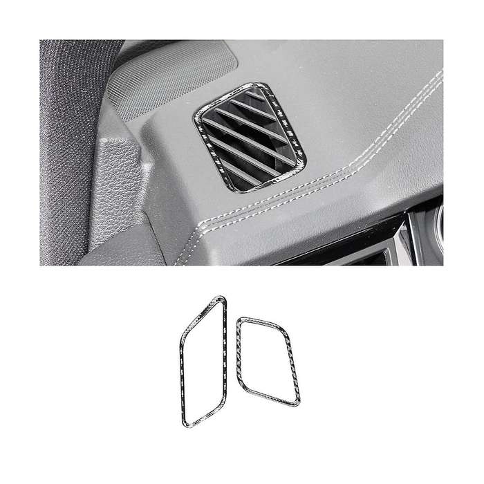 Dashboard Side Cover Trim Frame Sticker Decoration Carbon Fiber for Q5 2018-2023 Interior Accessori