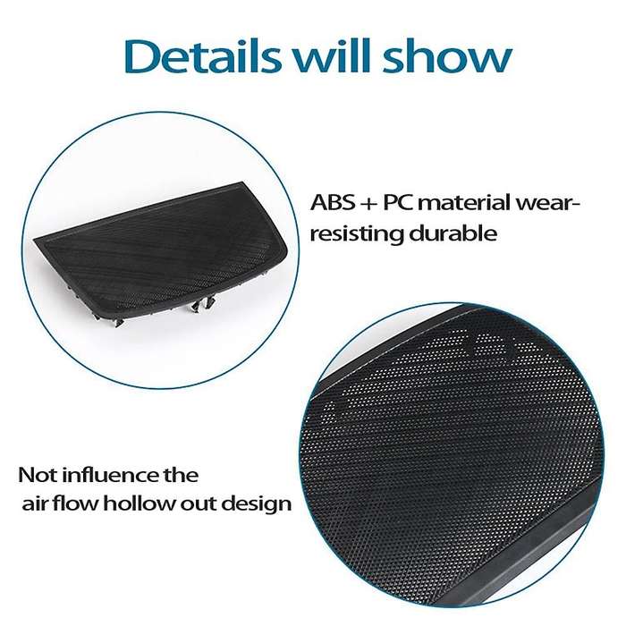 Dashboard Speaker Cover Panel Grille Speaker Net Cover for  X5 E70 2006-2013 X6 E71 2008-2014 51457