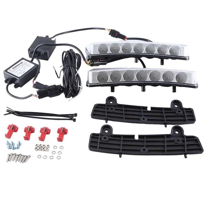 Daytime Running Light Led Turn Signal Fog Light for 03-05 White