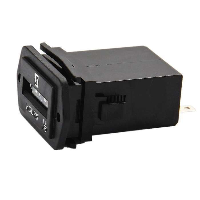 DC10V-80V Mechanical Hour Meter Compatible Engine Generator Boat Automobiles