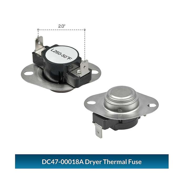 Dc96-00887a Dc47-00016a Dc47-00018a Dryer Thermal Fuse and Thermostat Kit Replacement Exact Fit