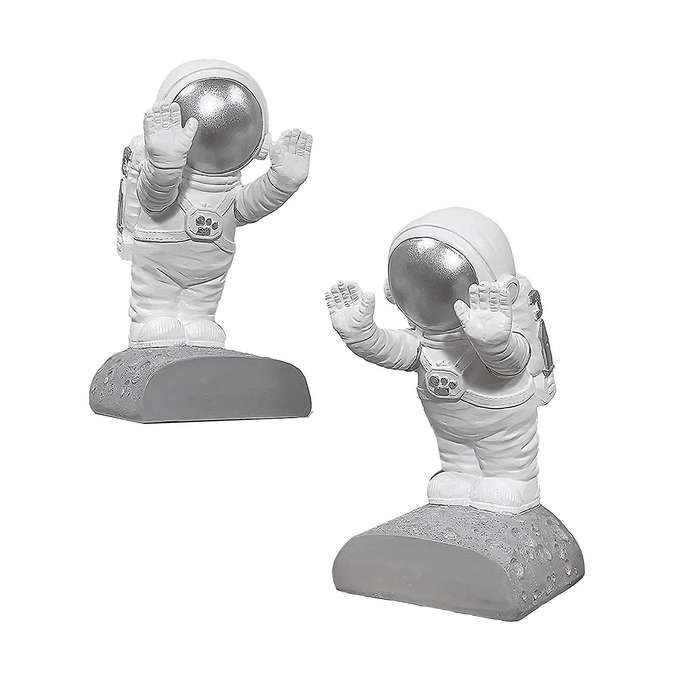 Decorative Bookends Bookends Kids Bookshelf Astronaut Decor Room Decor Home Decor Office Decor Livin