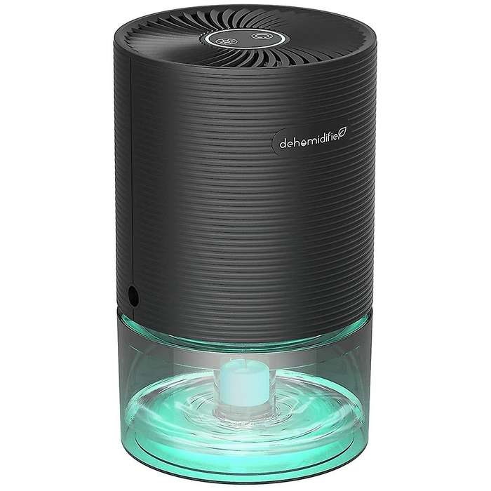 Dehumidifier for Damp Portable and Ultra Quiet Small Dehumidifier with Visual Water Tank for Basemen