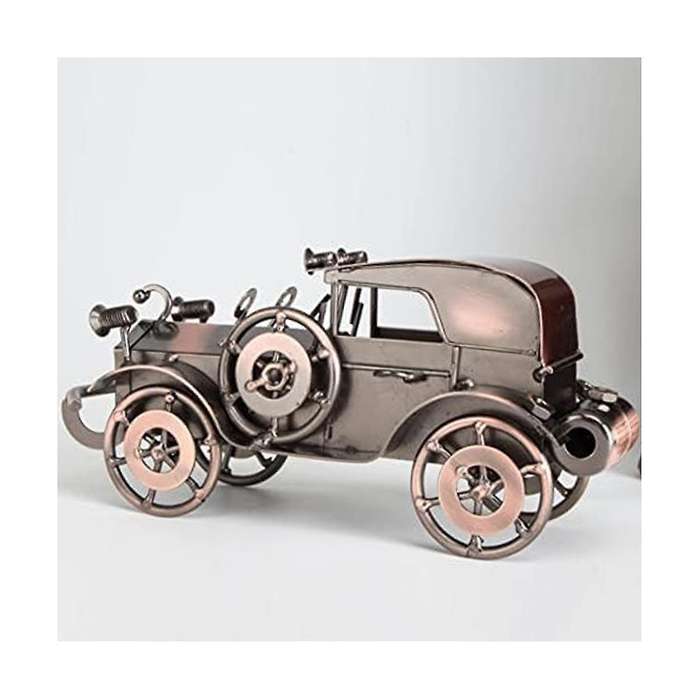 Desktop Home Decoration Metal Models Antique Vehicle Model Retro Car Model Tabletop Truck Decor Iron