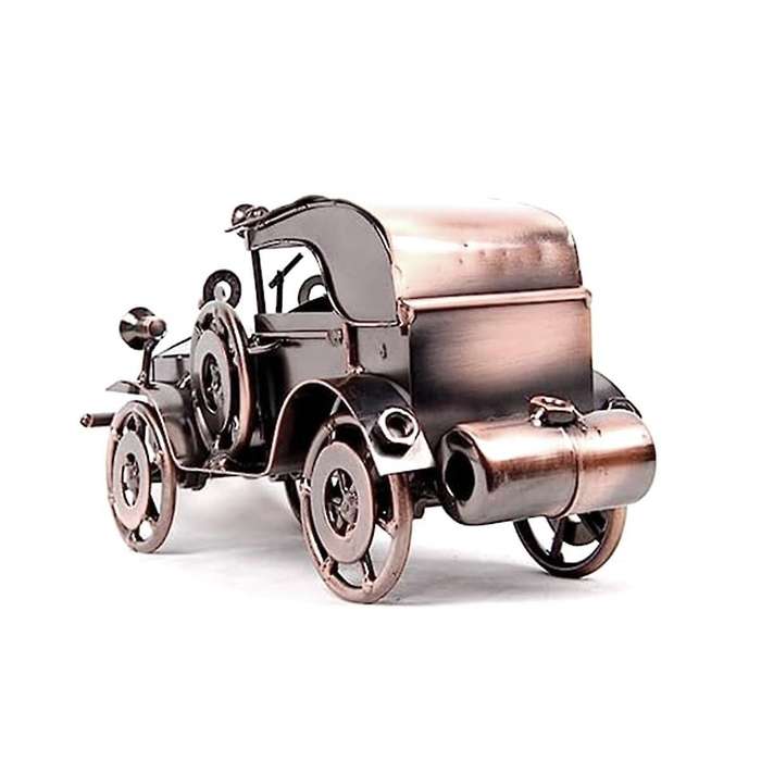 Desktop Home Decoration Metal Models Antique Vehicle Model Retro Car Model Tabletop Truck Decor Iron
