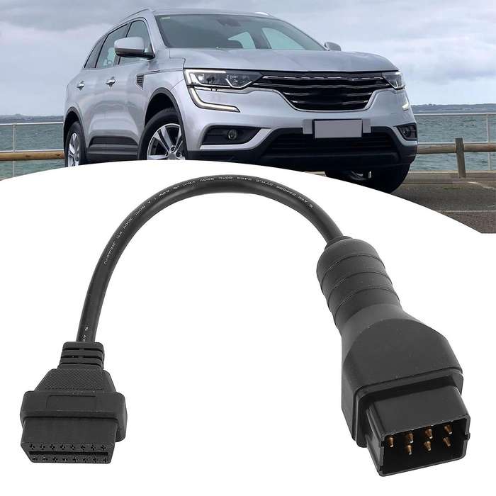Diagnostic Cable OBD2 Connector 12 Pin to 16 Pin Adapter Car Accessories Extension for