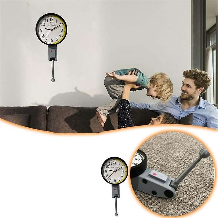 Dial Indicator Wall Clock Great Gift for Mechanical Engineers Dial Wall Clock