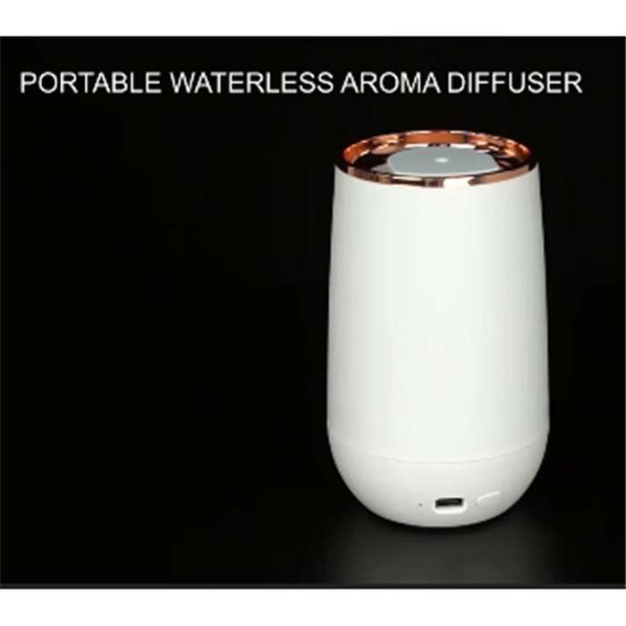 Diffuser Car Air Freshener Start-Off Function USB Rechargeable Essential Oil Diffuser 9 Color Light