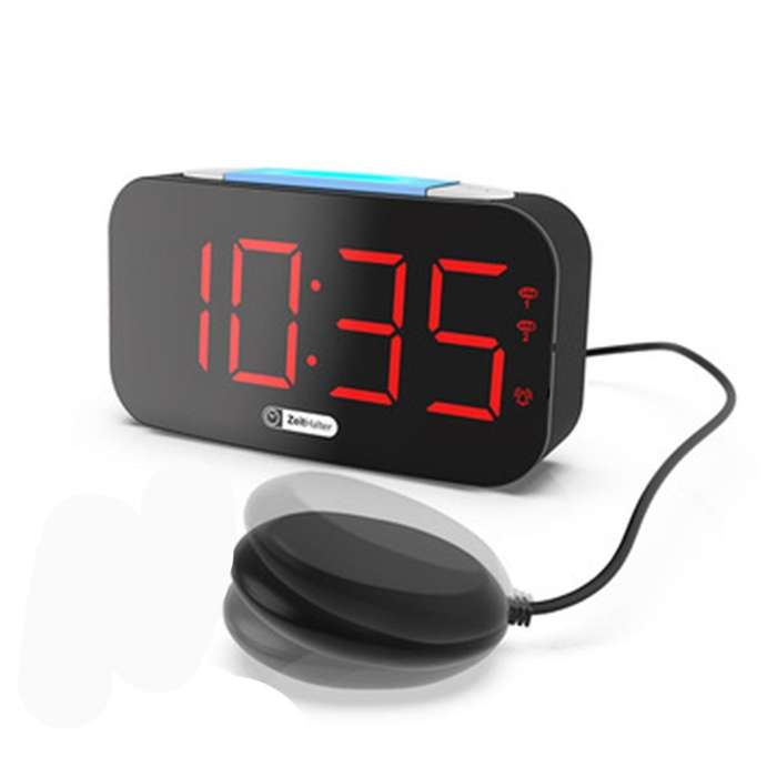 Digital Alarm Clock LED Clock with Brightness Control and Snooze Easy to Use for Bedroom Bedside Hom