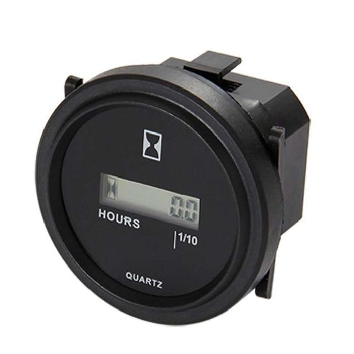 Digital Hour Meter Resettable Running Hours Data Storage for Lawn Mower Tractor Generator Golf Cart