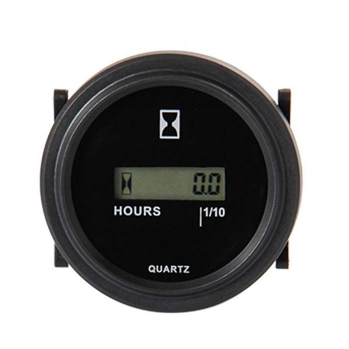 Digital Hour Meter Resettable Running Hours Data Storage for Lawn Mower Tractor Generator Golf Cart