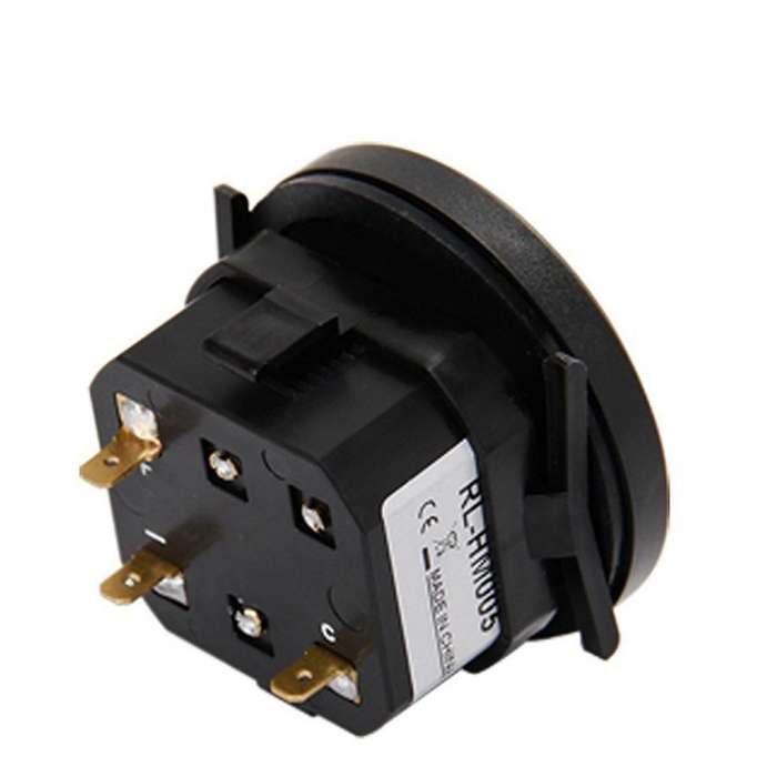 Digital Hour Meter Resettable Running Hours Data Storage for Lawn Mower Tractor Generator Golf Cart