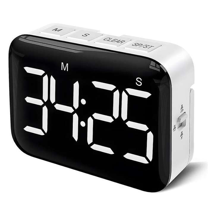 Digital Kitchen Timer - Magnetic Countdown Count Up Timer