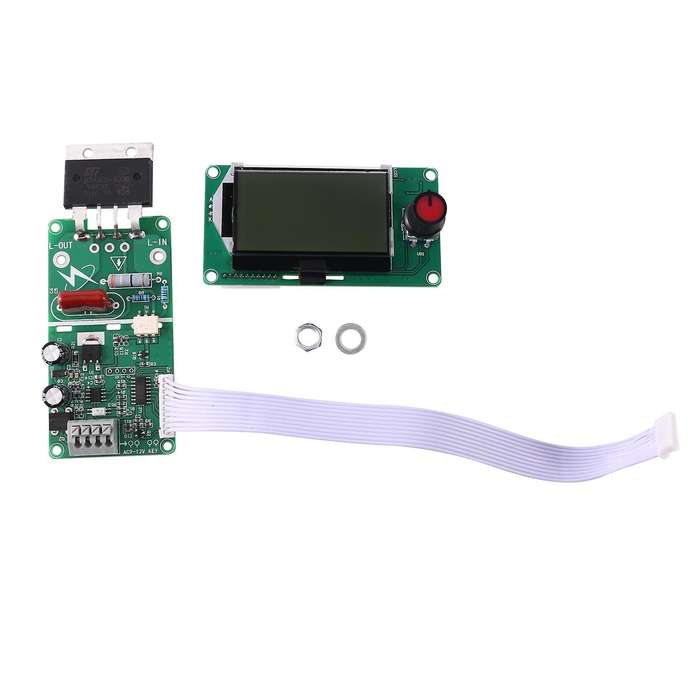 Digital LCD Double Dual Pulse Encoder Spot Welding Machine Transformer Controller Board 100A Electro