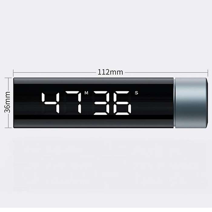 Digital Kitchen Timer,Kitchen Alarm Clock,Timer,Egg Timer with Rotary Knob Setting,for Cooking,Bakin