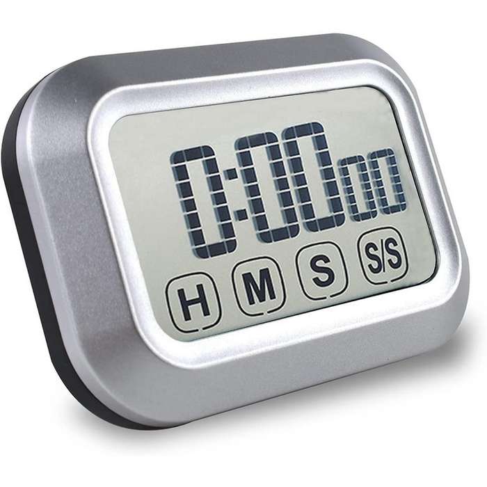 Digital Kitchen Timer Press Screen for Cooking,Magnetic Countdown Count Up Timer,LED Display Large D