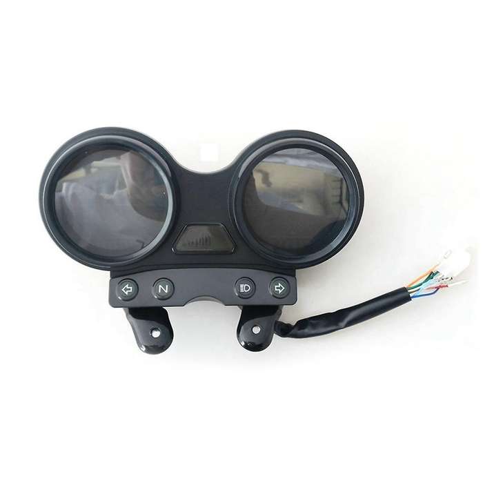 Digital LCD Odometer Speedometer for YBR 125 with Mobile USB Charge RPM Dashboard