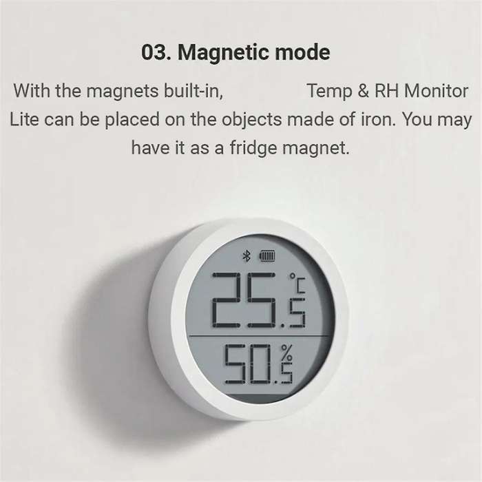 Digital Thermometer Hygrometer M Vision Bluetooth 5.0 High-Precision Electronic Ink Screen Works wit