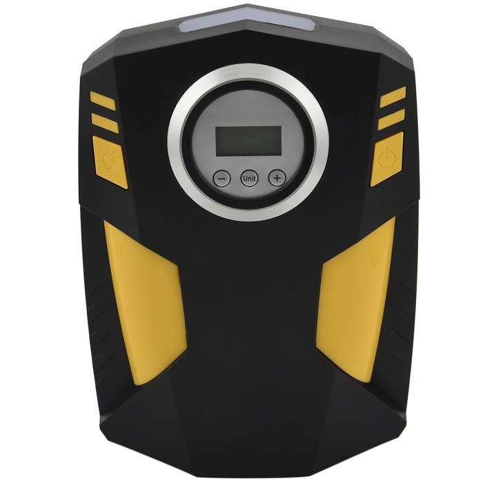 Digital Tyre Inflator Portable Air Compressor 12V Electric Car Tyre Inflator Digital LED Light for C