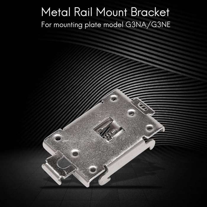 DIN Rail Mount Bracket Equipment Rack G3NE G3NA Electrical Compatible SSR R99-12 Fins