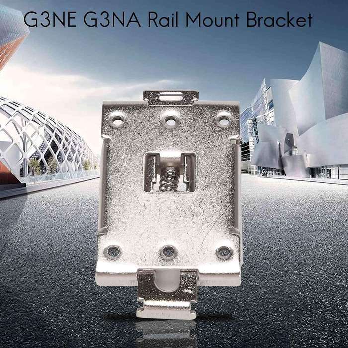 DIN Rail Mount Bracket Equipment Rack G3NE G3NA Electrical Compatible SSR R99-12 Fins