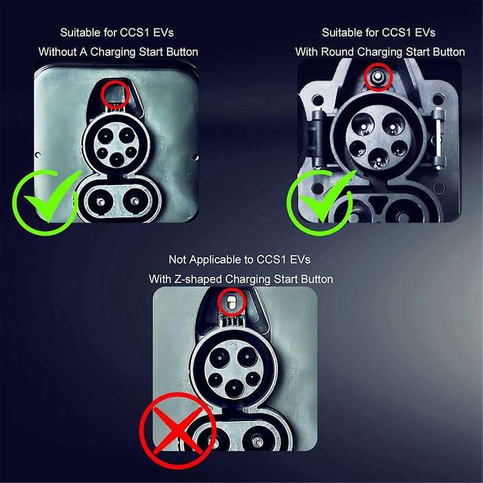 Direct Current Model CCS2 Charger to CCS1 Electric Car CCS2 to CCS1 Electric Vehicle Charger DC EV
