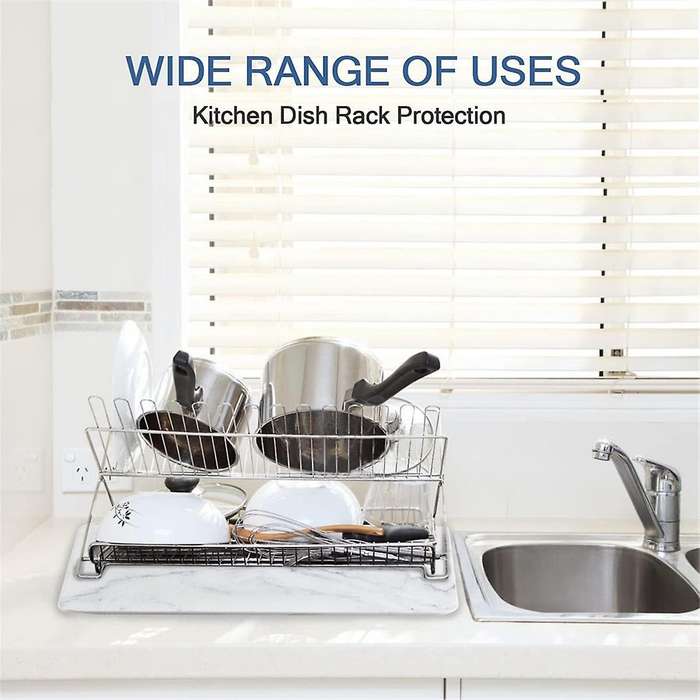 Dish Drying Mats for Kitchen Counter,ultra Absorbent,fast Drying,non-,heat Resistant Mat 15.7x11.8 I