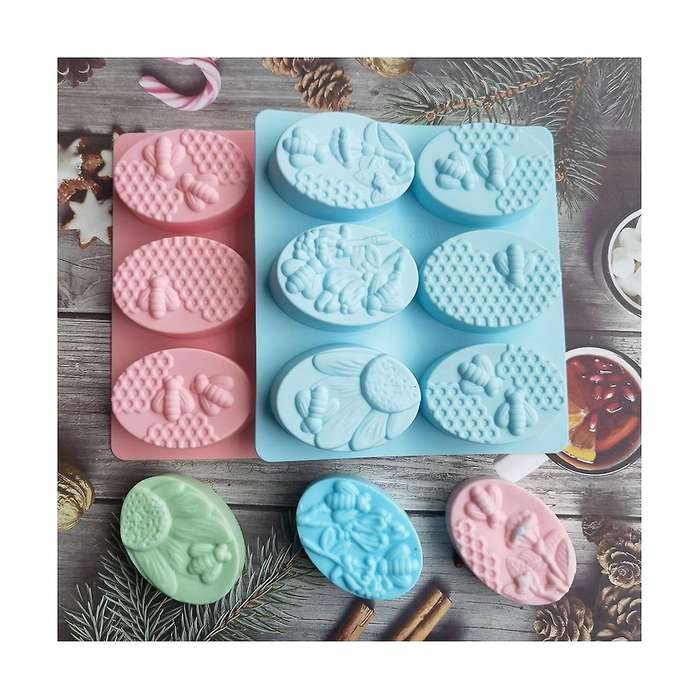 Diy Handmade Soap Mold Oval Honeycomb Silicone Mold Handmade Soap Mold Supplies Classic Handmade Si
