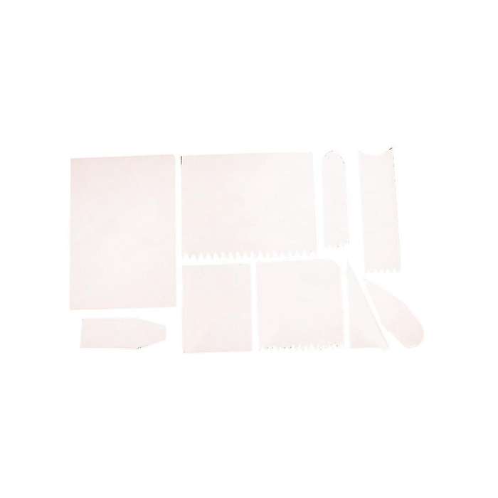 Diy Plastic Cake Soft Scratch Mousse Cream Spatula Edge Cutter Cupcake Baking Decorating Kitchen Too