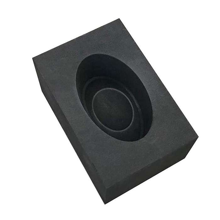 DIY Silver Gold Ingot Mold Graphite Crucible Mold Melting Casting Refining Tools Metal Casting Refin