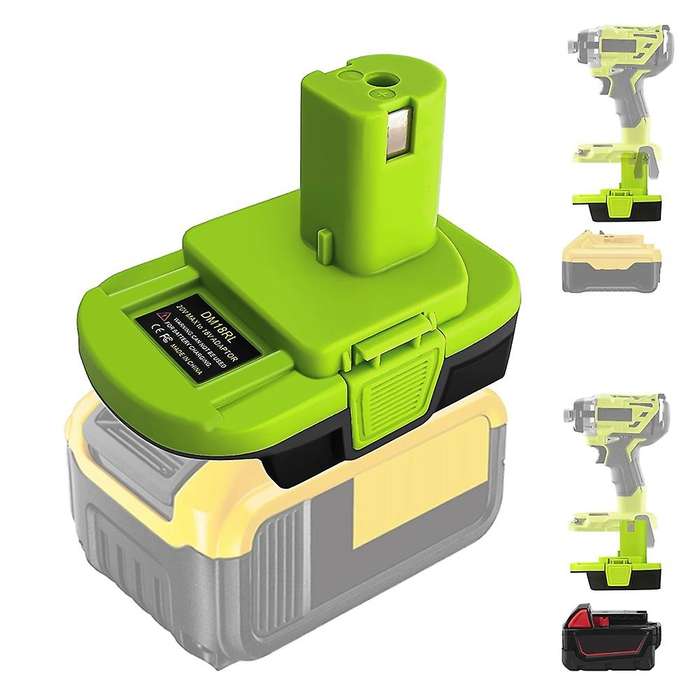 DM18RL Converter Battery Adapter for 20V for 18V Llithium Battery Convert to for Power Tools