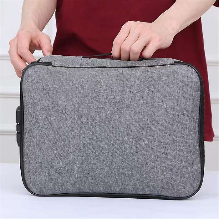 Document Storage Bag Tickets File Organizer Women Travel Files Card Folder Holder Tool Case Handbag
