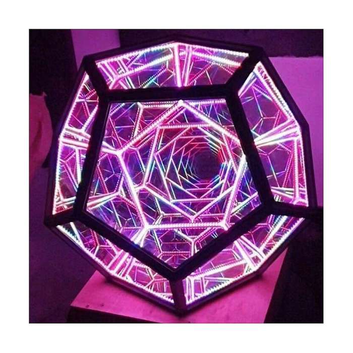 Dodecaedron Color Art Light, Fantasy Geometry Space Led Art Lamp, Usb Charging Christmas Gifts Decor