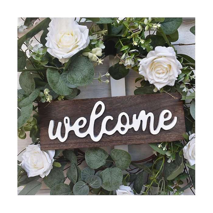 Door Decoration Christmas Eucalyptus Small Famous Brand Wreath Door Hanging Christmas Wreath