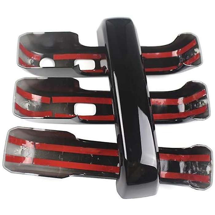 Door Handle Gloves, Handle Cover with 2 Keyholes and 2 No Holes for 15-20 / 17-20 F250 / F350 / F450