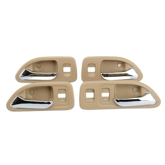 Door Handles Chrome Interior Inside Inner Front Rear Driver Passenger Side for Accord 1994-1997