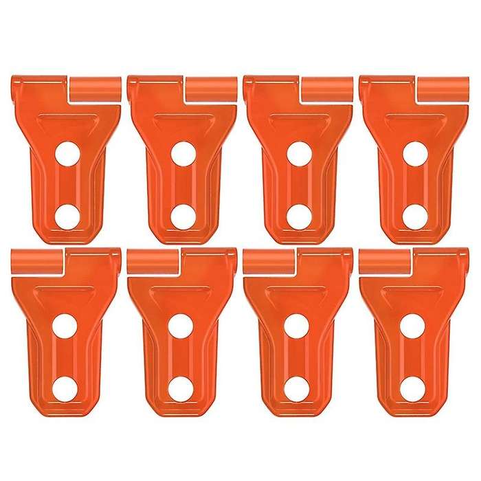 Door Hinge Cover Trim Exterior Accessories for 2018-2021 Wrangler JL JT 2-Door & 4-Door (Orange 8PCS