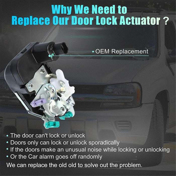 Door Latch Lock Actuator 55075951AB 931624 for 1997-1998 Accessories ,Front Left Driver Side