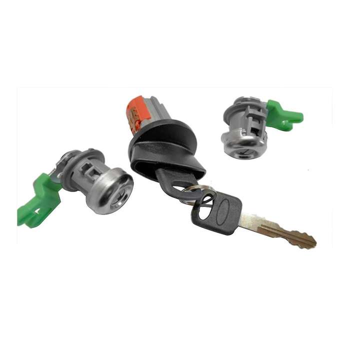 Door Lock Cylinder & Ignition Switch with Key Set for F250 F350 Excursion Expedition 1997-2007 7033